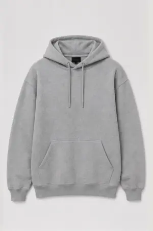 Grauer Hoodie