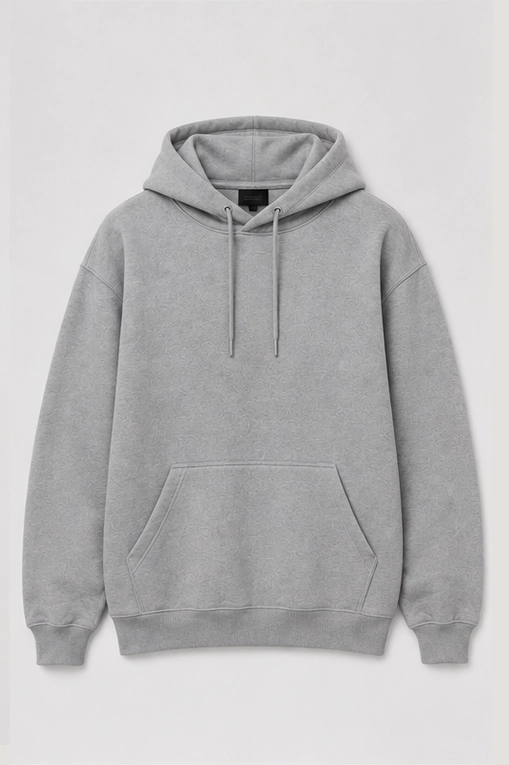 Grauer Hoodie