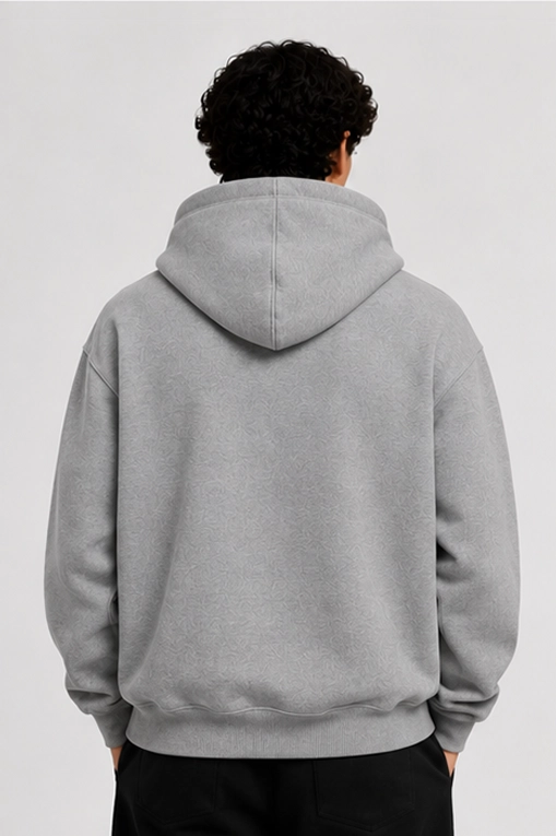 Grauer Hoodie