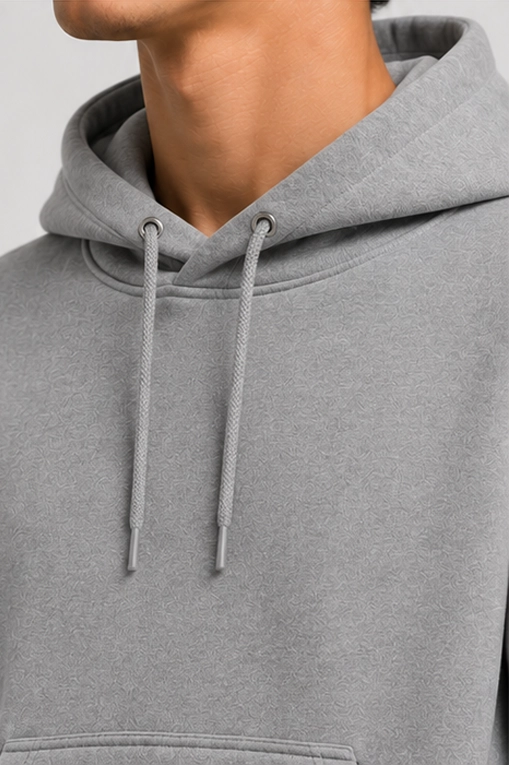 Grauer Hoodie